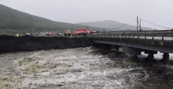 Уровень воды в реках в Магаданской области начал снижаться