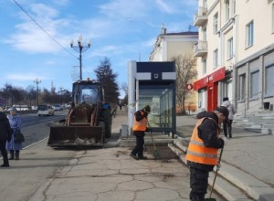 Коммунальные службы Магадана продолжают благоустройство города