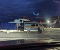 Вертолет вылетел на трассу Колыма, где застряли 40 автомобилей